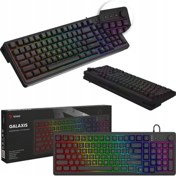 Klávesnice Membránová klávesnice RGB SAVIO GALAXIS