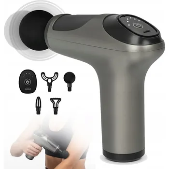 Masážní přístroj Výkonná masážní pistole na tělo a záda, massage gun, akumulátor, 6 rychlostí