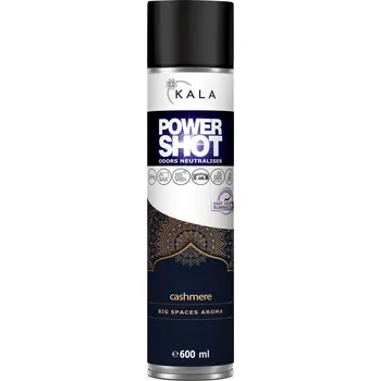 Vůně do bytu Osvěžovač vzduchu KALA Power Shot Cashmere 600ml - neutralizátor zápachu