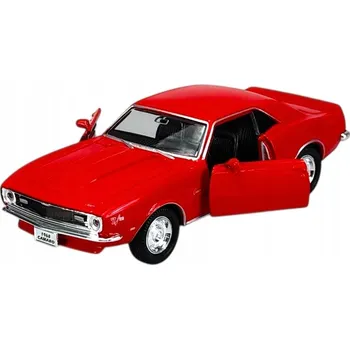 autíčko WELLY OLD TIMER 1968 CHEVROLET CAMARO Z28 ČERVENÝ 1:34 NOVÝ KOVOVÝ MODEL AUTA