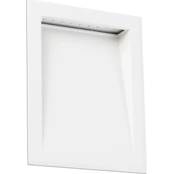 Venkovní osvětlení SOUN 193 zapuštěné svítidlo do zdi, bílá - FARO