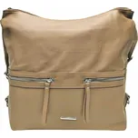 Tapple Velká hnědošedá kabelka a batoh 2v1 Lotty