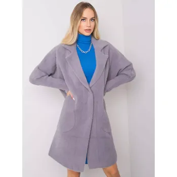Dámský kabát MBM PL 1521.97P šedá jedna velikost