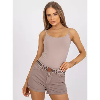 Dámské kalhoty Šortky D63990Z62190K tmavě lila L