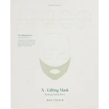 Pleťová maska BOUTIJOUR X-Lifting Mask Hydrogel Lifting Patch liftingová maska pro vyhlazení kontur 5x15 g