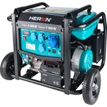 HERON elektrocentrála benzínová 17HP/8,2kW, podvozek, elektrický start