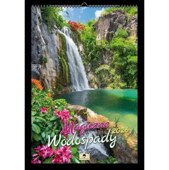 Kalendář Nástěnný kalendář 2026, plánovací, 32x47 cm - MAGICKÉ VODOPÁDY