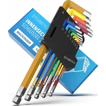 Klíč STONE REEF Sada imbusových klíčů 13 ks s kulovou hlavou 1,27-10 mm