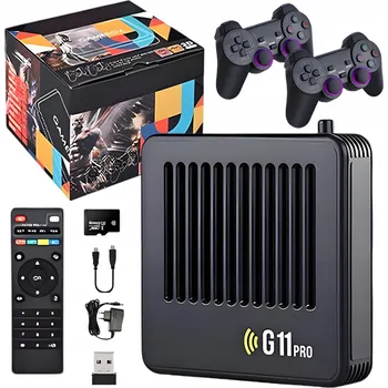 Herní konzole Herní konzole s 32000 hrami, 2 ovladače, HDMI, 64GB, přenosná, retro, pro děti