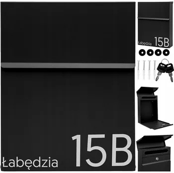 Poštovní schránka Poštovní schránka euroschránka, vhoz M-TEC černá