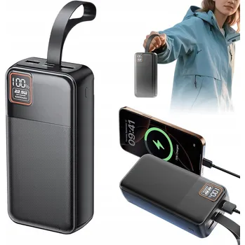 Powerbanka VELKÁ KAPACITA 42000MAH RYCHLÉ NABÍJENÍ 22.5W POWER BANKA PODRÓŻ LATARKA