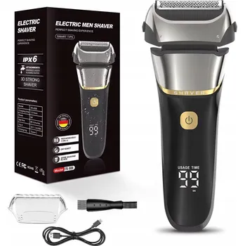 Holicí Strojek Elektrický pro Muže – Rychlé Holení, Bez Podráždění | IPX7