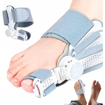 Korekční aparát na hallux valgus (vbočený palec) pro den i noc Bedee, univerzální velikost, šedý, 1 ks