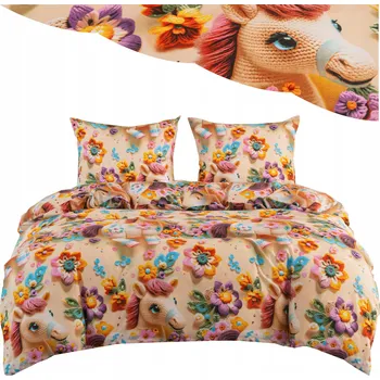 Povlečení SADA POVLEČENÍ 3DÍLNÁ DĚTSKÁ 160x200 CM + 2 POVLAKY NA POLŠTÁŘ 70x80 CM