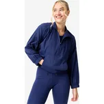 DOMYOS Dámská sportovní mikina bez kapuce M MODRÁ