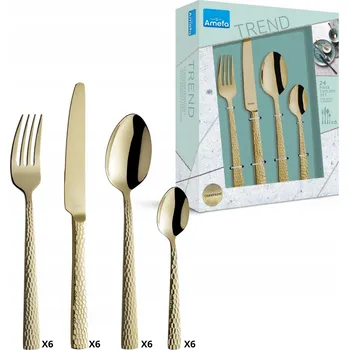 Příbor AMEFA Sada Příborů Felicity 24dílná pro 6 Osob Nerezová Ocel