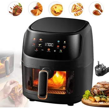 fritéza FRITÉZA HORKOVZDUŠNÁ BEZ OLEJE 8L 2400W VELKÁ S OKÉNKEM