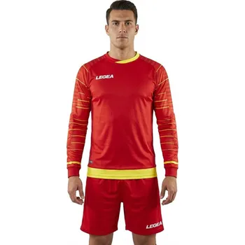 LEGEA Dětská brankářská souprava REIMS 3XS ZELENÁ|ČERVENÁ