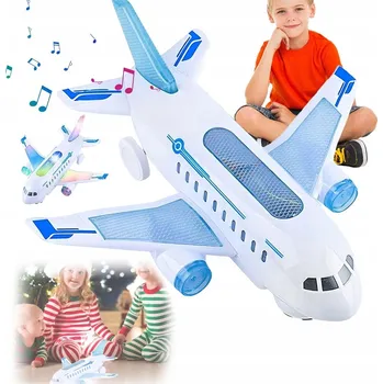 autíčko REALISTICKÝ MODEL LETADLA - INTERAKTIVNÍ HRAČKA SE ZVUKOVÝMI A SVĚTELNÝMI EFEKTY
