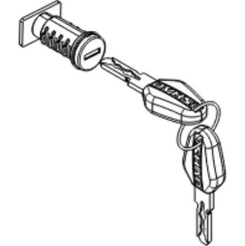 Zavazadlo na motocykl Lock kit keys SHAD TERRA D1TRBO1R (top case)