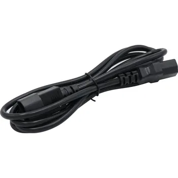 Napájecí kabel XtendLan Kabel síťový prodlužovací-redukce, IEC320 C14 - C13, 1,8m, černý