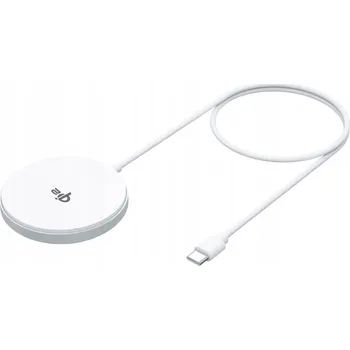 Forever magnetická bezdrátová nabíječka MAWC-300 Qi2 15W, stříbrná