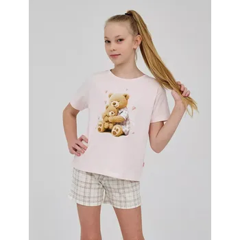 Pyžamo Cornette Young Girl 872/115 Hug Me kr/r 134-164 Růžová 146-152