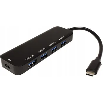 USB hub USB 3.2 Gen 1 Hub se 4 porty a USB-C kabelem