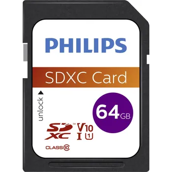 Paměťová karta Philips SDXC Karta 64GB Class 10 UHS-I U1