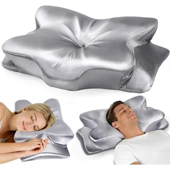 Polštář Ortopedický Polštář 2 VÝŠKY Paměťová pěna Profilovaný pod krk a šíji