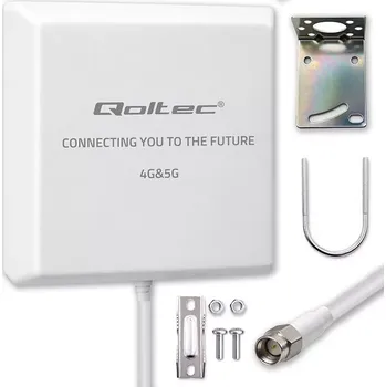 Televizní anténa venkovní směrová 4G/5G LTE anténa 9 dBi se SMA konektorem a 3m kabelem, vodotěsná