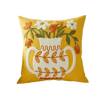 Povlak na polštářek Povlak na polštář VAZONIE 45x45 cm, žlutý