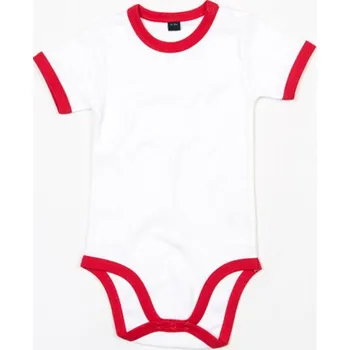 Kojenecký body Babybugz Kojenecké body s krátkým rukávem BZ19 White 3-6 Monate