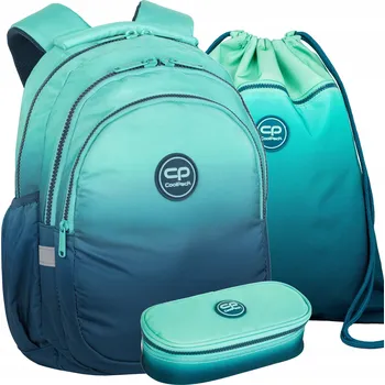 Školní batoh Vícekomorový Školní batoh CoolPack zelený 21 l