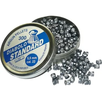 Airsoftová kulička Kovohutě CZ Diabolky 5,5mm cal.22 Standard - 300ks