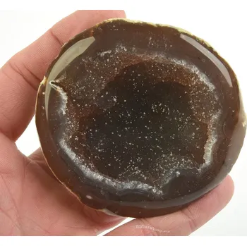 Přírodní kámen Geoda přírodní achát Brazílie 231g