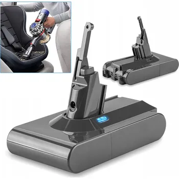 BATERIE AKUMULÁTOR PRO DYSON V8 SV10 21.6V S DLOUHOU ŽIVOTNOSTÍ ZABEZPEČENÍ