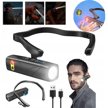 IP kamera LATARKA CZOŁOWA S NASTAVITELNÝM DRŽÁKEM 1000MAH PRO NOČNÍ RYBAŘENÍ