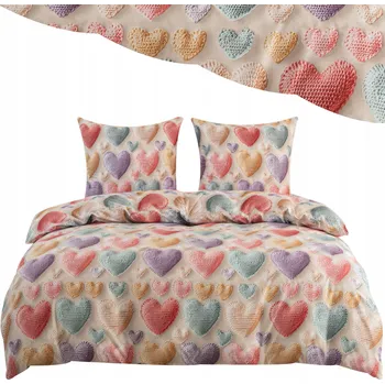 Povlečení Sada povlečení Łóżkoholicy přikrývka 160 cm x 200 cm + polštář 70 x 80 cm, 3 díly