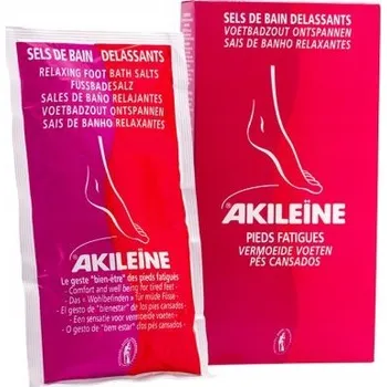 Koupelová sůl Akileine Red, relaxační sůl do koupele pro unavené nohy 300 g