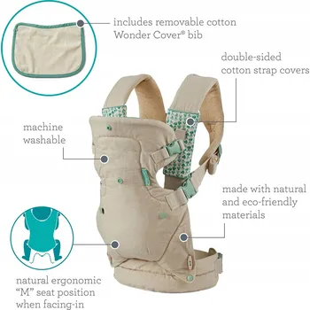 INFANTIN Ergonomické Nastavitelné Nosítko s Bederním Pásem pro Děti 4v1