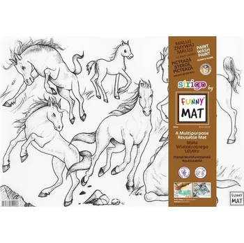 Obraz Průhledná voděodolná podložka Strigo od Funny Mat Horses