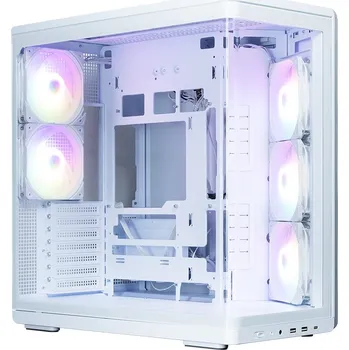 PC skříň Zalman skříň P60 / ATX / 5x120mm ARGB fan / 2xUSB 3.0 / USB-C / panoramatická / bílá