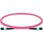 XtendLan FO patch MPO(f)-MPO(f), 1m, OM4, 12/12, kabel kulatý 3mm, křížený (Type B)