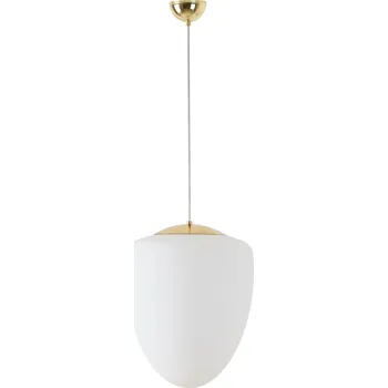 OSMONT ASTRA S závěsné skleněné svítidlo mosaz / bílá IP40 4000 K 27W LED - OSMONT OS AST60938