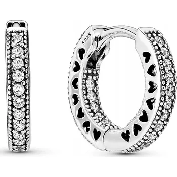 Náušnice NÁUŠNICE OSÁZENÉ KAMENY A S MOTIVEM SRDCÍ