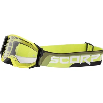 Helma na motorku Brýle Scorpion E24 fluo žluto/černé - uni