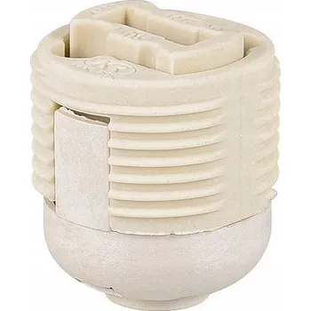 Objímka na žárovku Objímka G9 závitová VELKÁ se závitem Ø28mm porcelánová keramická kompletní