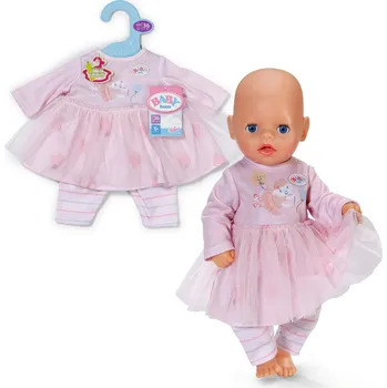 Panenka Zapf BABY born Šatičky světle růžové, 36 cm