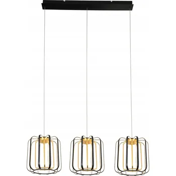 Závěsné svítidlo AVIANO LIGHTING černé, 3-bodové, integrované LED, moderní